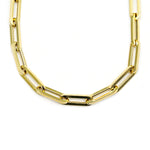 Load image into Gallery viewer, 14K Yellow Gold Men&#39;s Paper Clip Necklace
