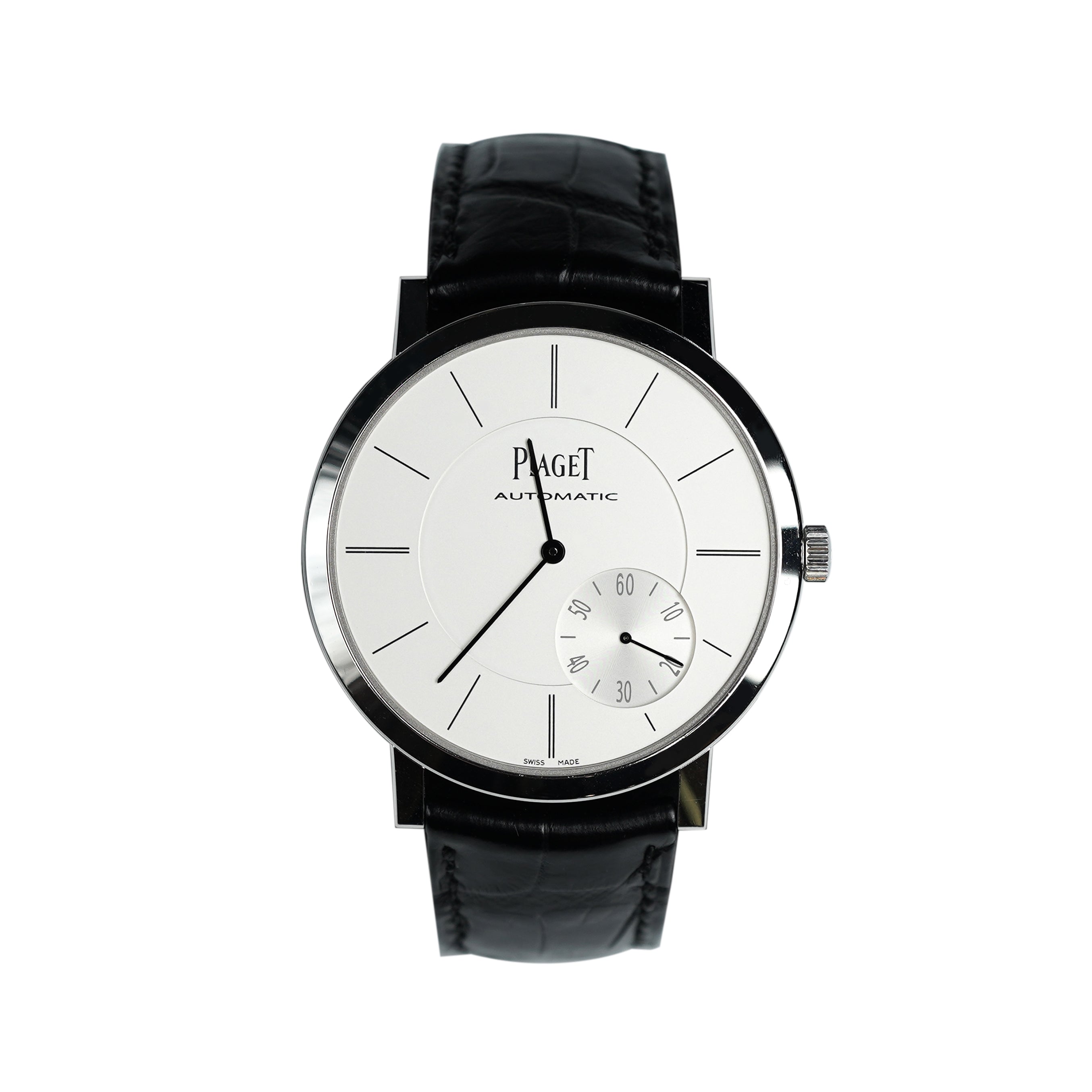 Piaget 43mm Ultra-Thin Automatic Watch in White Gold - Altiplano
