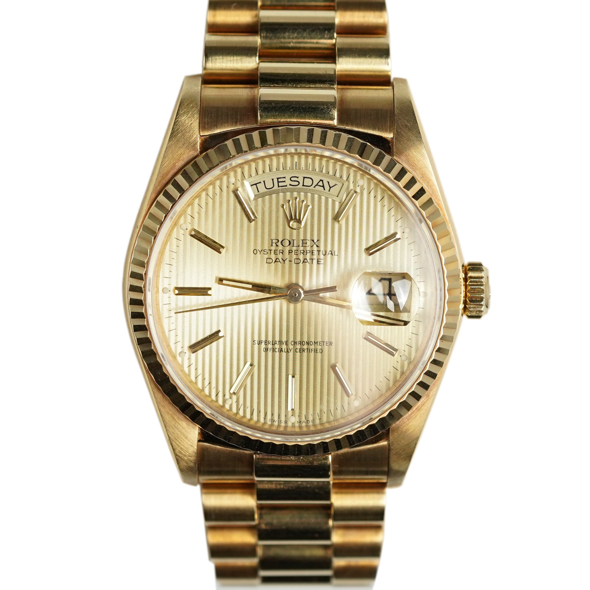 Rolex Day-Date President 36mm 18K Yellow Gold