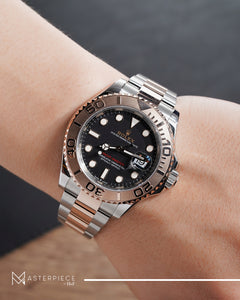 Rolex Yacht Master Rose Gold Black Dial 126621