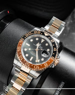 Load image into Gallery viewer, Rolex GMT Master II Root Beer Rose Gold and Stainless Steel 126711CHNR Pre-Owned
