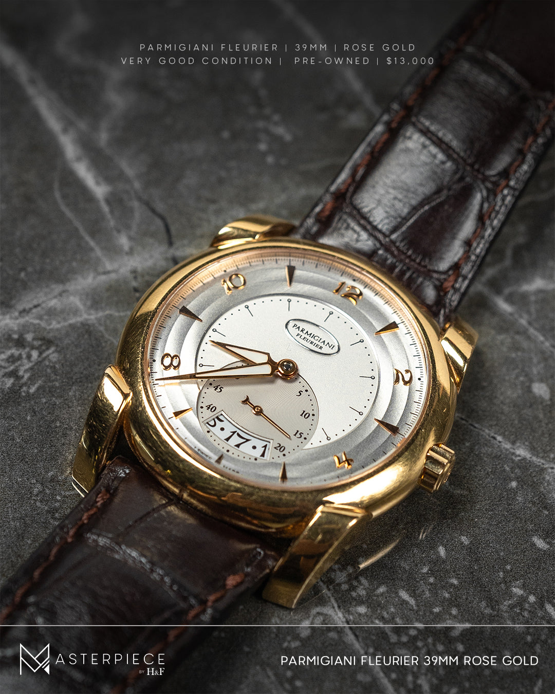 Parmigiani Fleurier Kalpa Tonda PF012500-01 18K Rose Gold Watch Pre-Owned