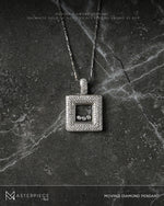 Load image into Gallery viewer, Moving Diamond Pendant 18K White Gold
