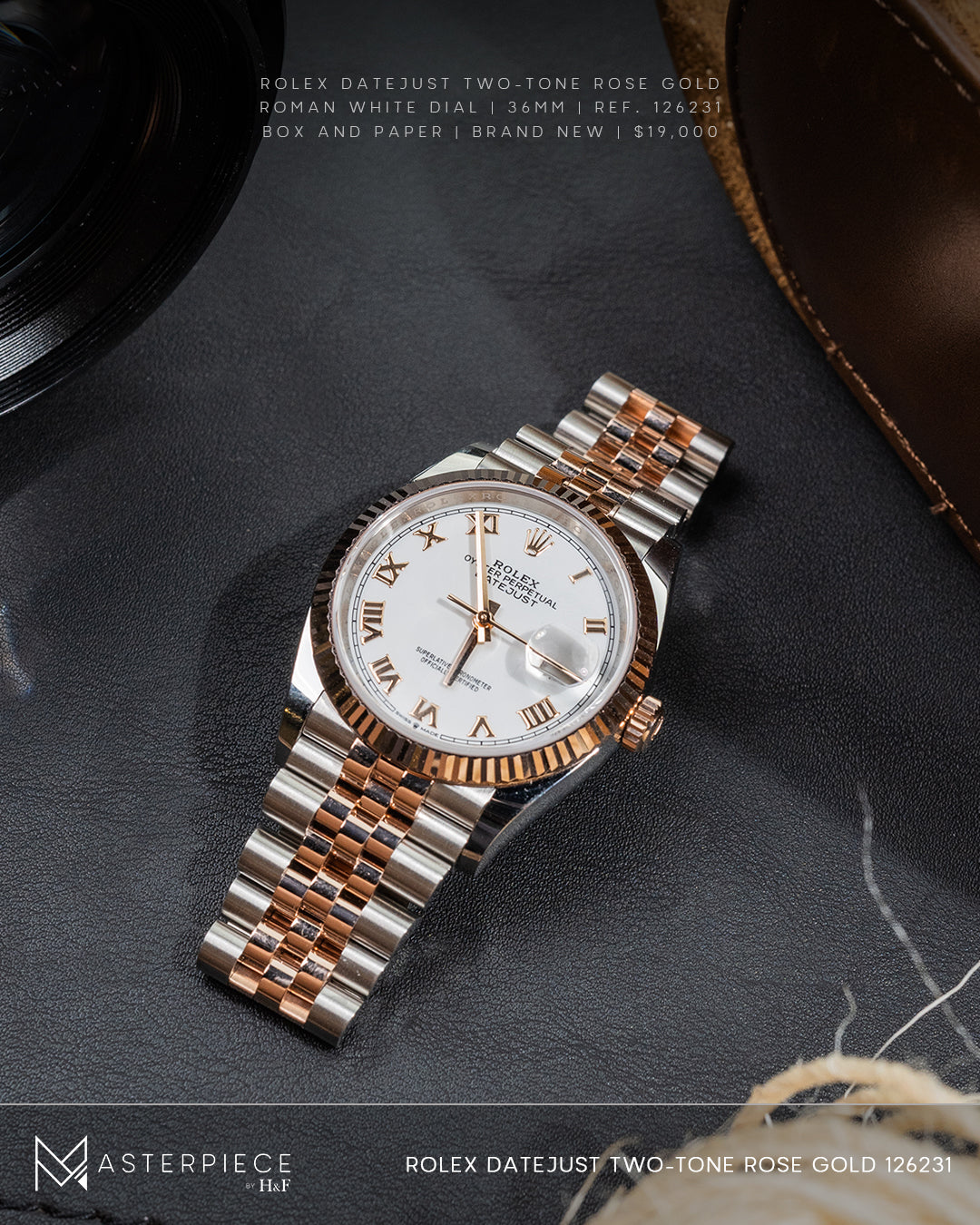 Rolex Datejust Two-Tone Rose Gold 126231 BRAND NEW