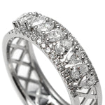 Load image into Gallery viewer, 18K White Gold Pear Shape Diamond Ring   Sidestones: 0.887ct
