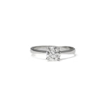 Load image into Gallery viewer, 18K White Gold 0.70CT 4-Prong Solitaire Diamond Ring
