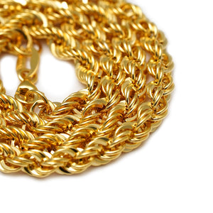 18K Yellow Gold Rope (Hollow) Chain
