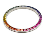 Load image into Gallery viewer, Stainless Steel Datejust 41mm Rainbow 2 Watch Bezel
