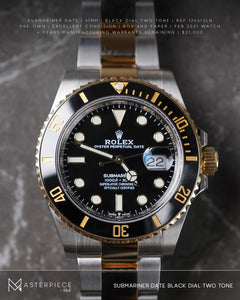 Rolex 2021 Submariner Date 41mm Black Dial Two Tone 126613LN Pre-Owned