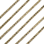 Load image into Gallery viewer, 18K Yellow Gold Fancy Maxioro Solid Chain
