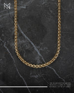 Load image into Gallery viewer, 18K Gold Hollow Box Chain
