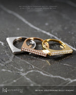 Load image into Gallery viewer, 18K Gold Pave Bar Ring
