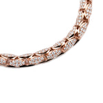 Load image into Gallery viewer, 18K Rose Gold Snake Chain with Diamonds (20.53CT)
