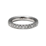 Load image into Gallery viewer, 18K White Gold 1.20CT Pavé Diamond Eternity Ring

