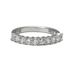 Load image into Gallery viewer, 18K White Gold Shared Prong Diamond Ring (Larger stones)
