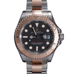 Load image into Gallery viewer, Rolex Yacht Master Rose Gold Black Dial 126621
