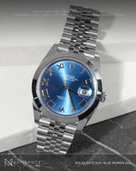 Load image into Gallery viewer, Rolex Datejust 41mm Blue Roman Dial 126300
