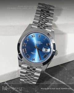 Rolex Datejust 41mm Blue Roman Dial 126300