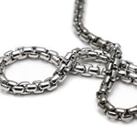 Load image into Gallery viewer, 18K White Gold Box (Hollow) Chain
