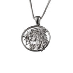 Load image into Gallery viewer, 18K White Gold Jesus Pendant
