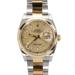 Load image into Gallery viewer, Rolex Datejust Gold Fluted Motif Dial 126203
