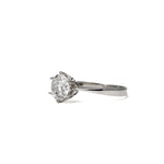 Load image into Gallery viewer, Tapered Classic 6-Prong Solitaire Setting

