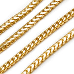 Load image into Gallery viewer, 10K Solid Yellow Gold Franco Necklace

