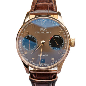 IWC Portuguese Brown Dial IWC500124 Pre-Owned