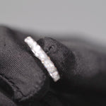 Load and play video in Gallery viewer, 18K White Gold Pavé Diamond Ring (Larger stones)
