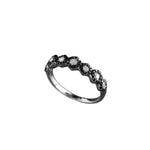 Load image into Gallery viewer, 18K White Gold Black &amp; White Diamond Ring
