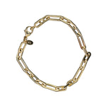Load image into Gallery viewer, 14K Yellow Gold Paper Clip Bracelet
