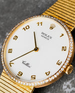 Load image into Gallery viewer, Rolex Cellini 32mm 18K Yellow Gold Vintage Watch Year 1989 with Diamond 5112
