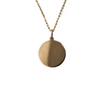 Load image into Gallery viewer, 18K Yellow Gold Name Tag Pendant
