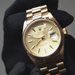 Load and play video in Gallery viewer, Rolex Day-Date President 36mm 18K Yellow Gold
