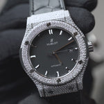 Load and play video in Gallery viewer, Hublot Classic Fusion 42mm with Custom Diamonds
